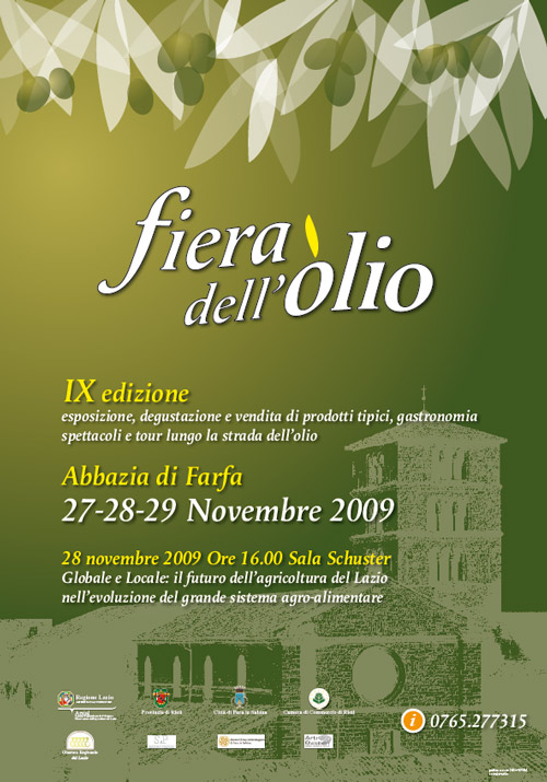 Fiera dell'Olio di Farfa IX edizione  27-28-29 Novembre 2009