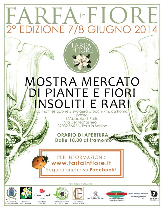 Farfa in Fiore 2a edizione 7/8 giugno 2014